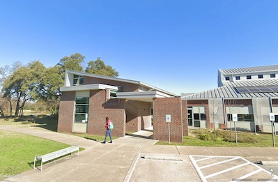 Front of the Library front of the library