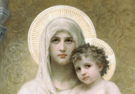Madonna of the Roses by Wm. Bouguereau