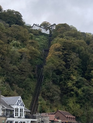 funicular connecting Lynmouth and Lynton
